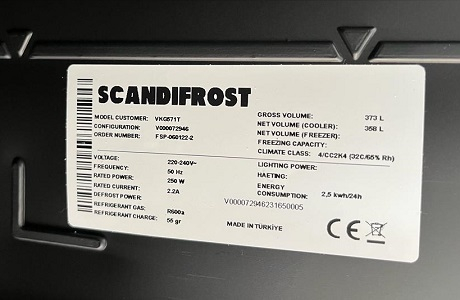 ������ ���� SCANDIFROST VKG 571T