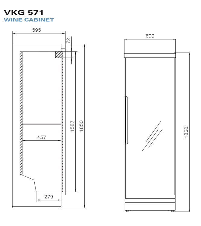 ������ ���� VESTFROST Solutions VKG 571