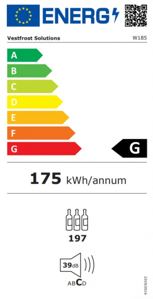 ������ ���� VESTFROST Solutions WFG 185 Side by Side
