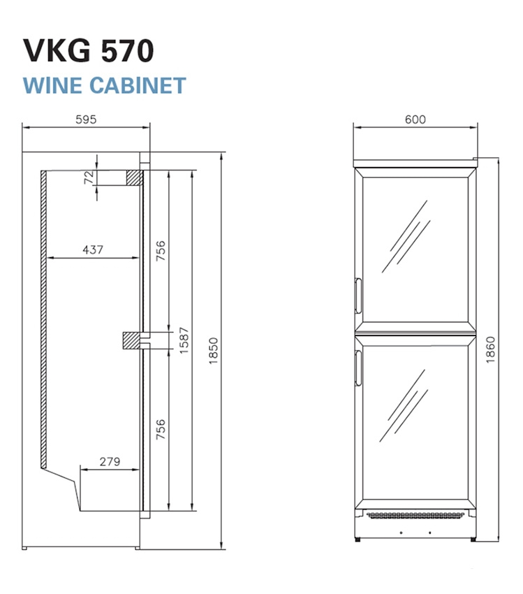 ������ ���� VESTFROST Solutions VKG 570 ������